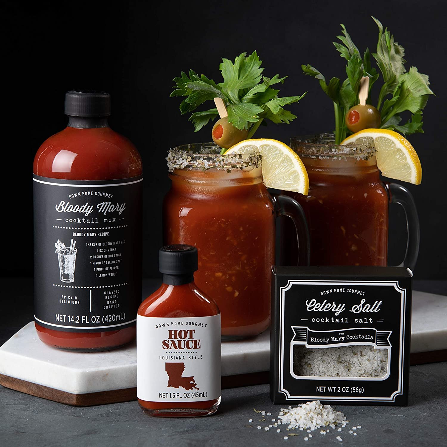 Gift / *Bloody Mary Cocktail Gift Set, Bloody Mary Mix, Celery Salt