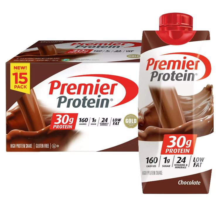 Premier Protein High Protein Shake, Chocolate (11 fl. oz., 15 pk)