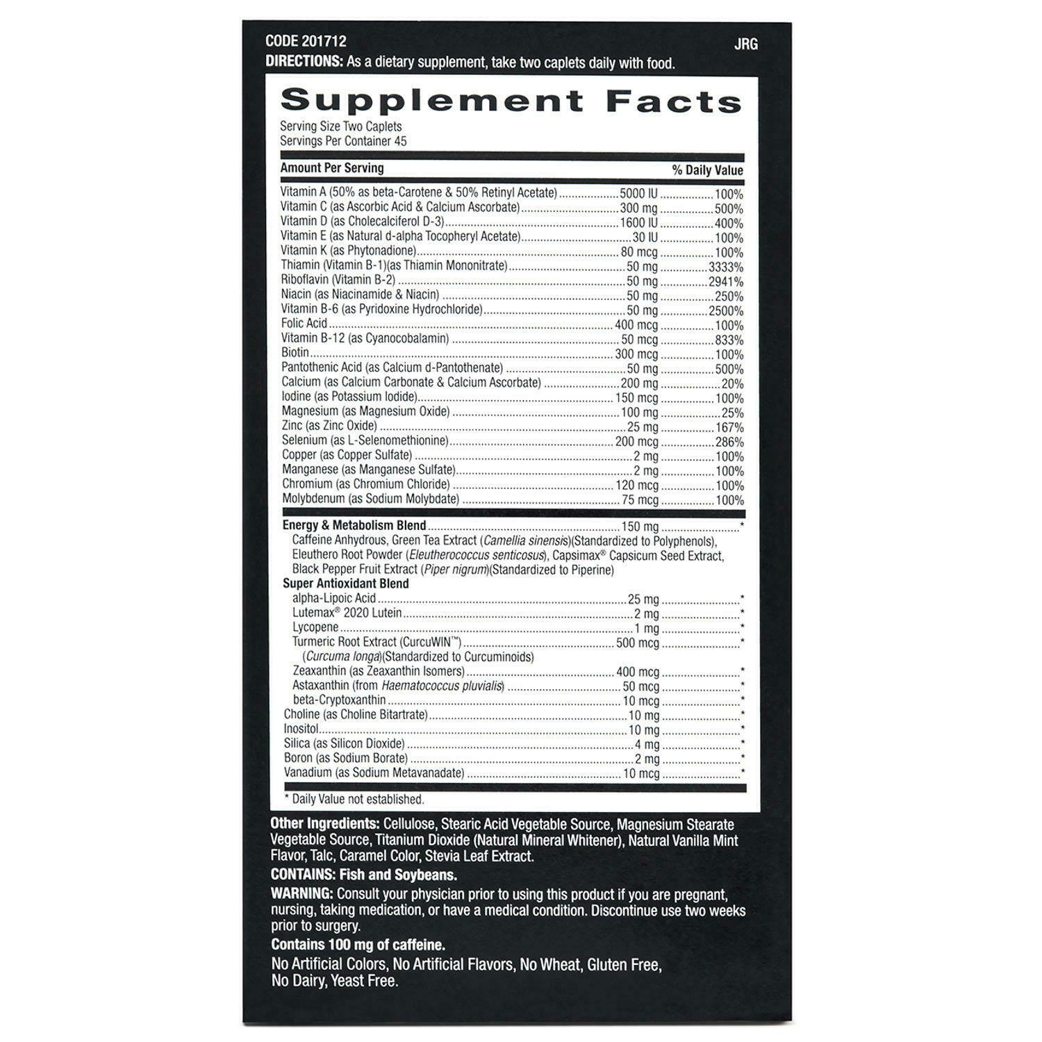 GNC Mega Men MultiVitamin Energy, Metabolism & Mental Focus, 180 Tablets