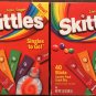 Skittles Singles To Go Drink Mix Assorted Flavors Variety Pack (80 Packets)  2 box