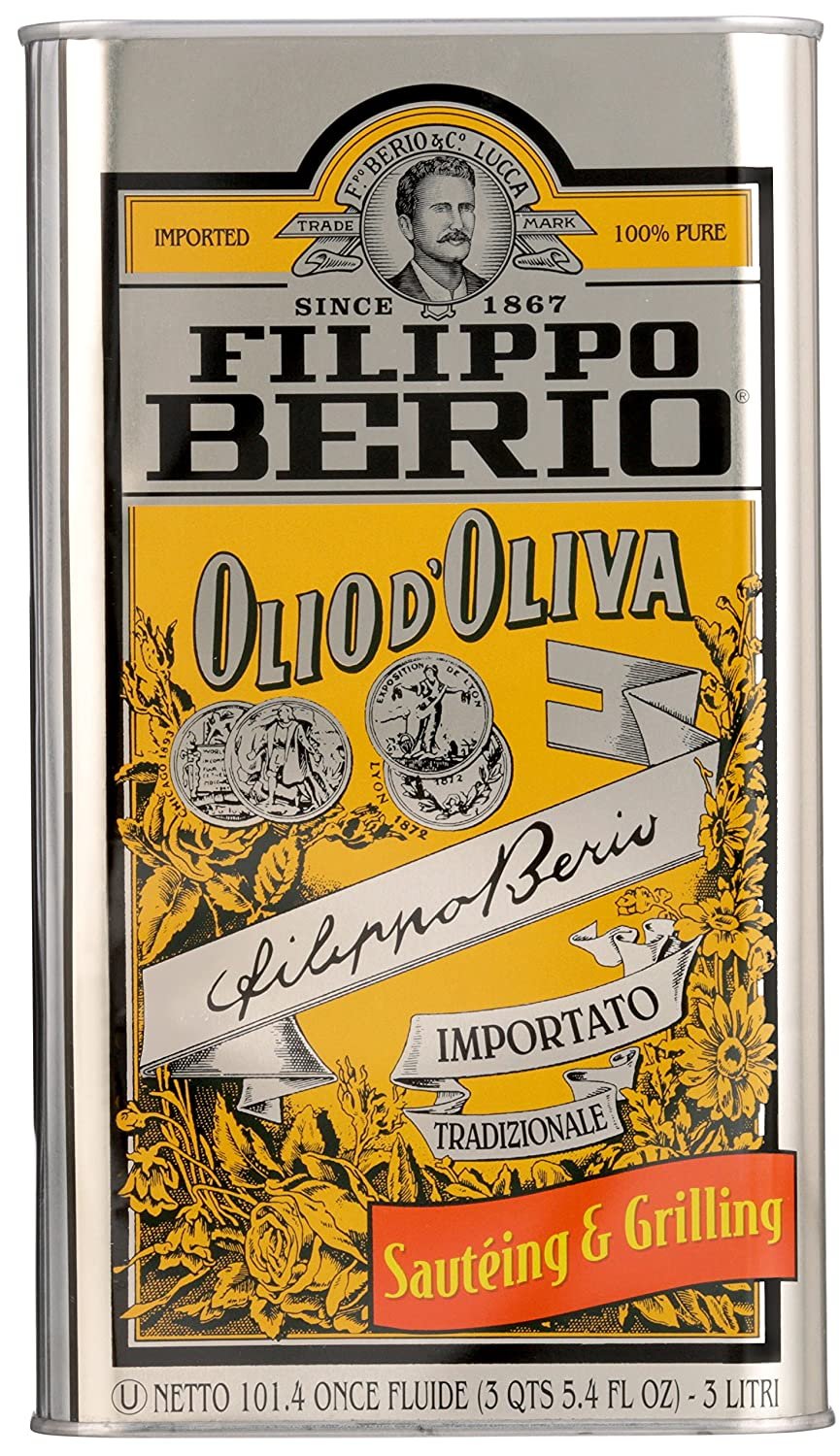 Filippo Berio Olive Oil,OLIO d`Oliva 101.4 Ounce - 3 liter From Italia