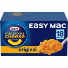 2X 18 Kraft Easy Mac Original Flavor Macaroni and Cheese Meal (18 Pouches) X2 2X 18 Kraft Easy Mac Original Flavor Macaroni and Cheese Meal (18 Pouches) X2