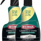 Weiman Disinfectant Granite Daily Clean & Shine - 12 fl oz (2 Pack)