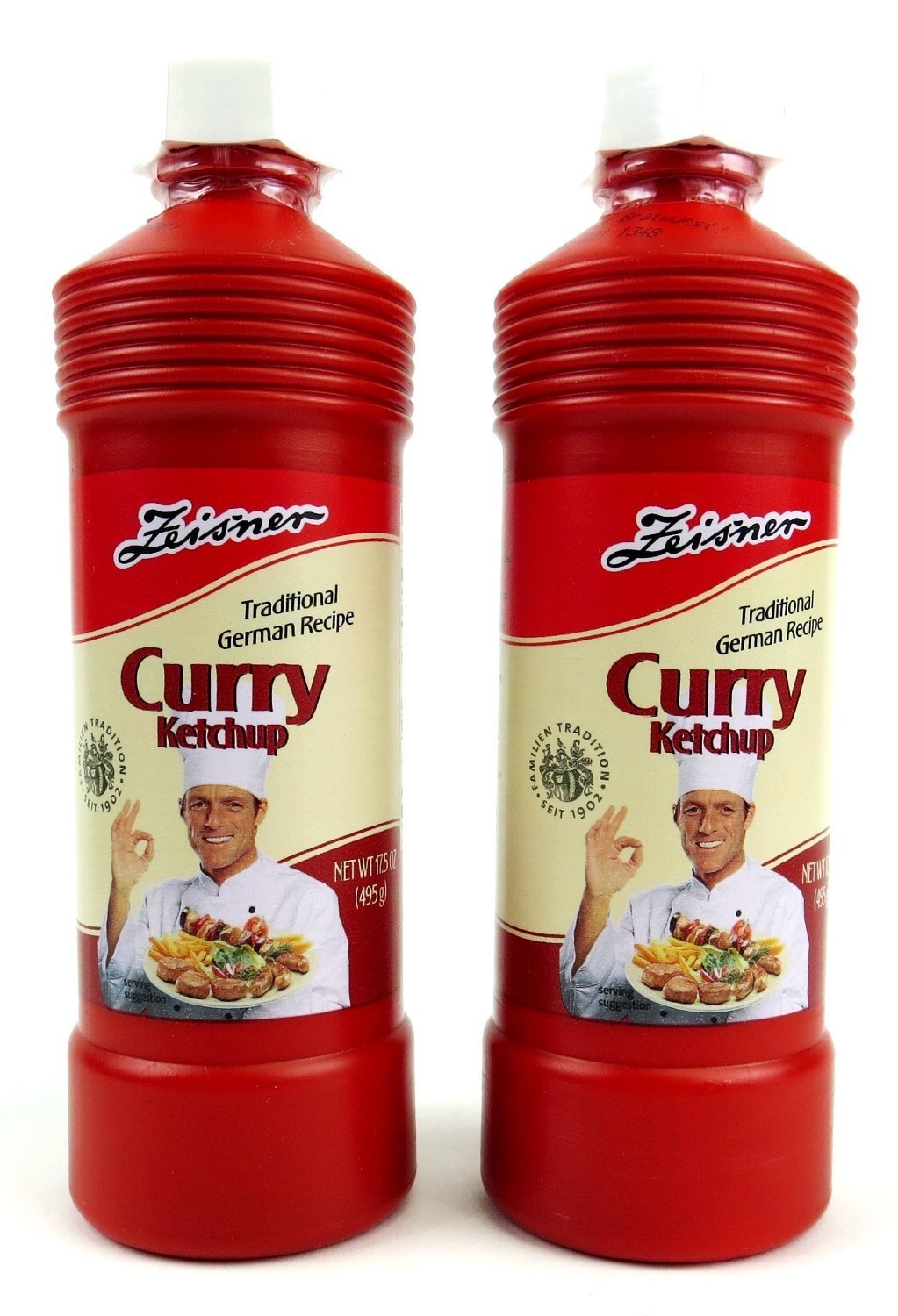 Traditional German recipe Zeisner Curry Ketchup 2 Bottle Bundle PACK OF 2