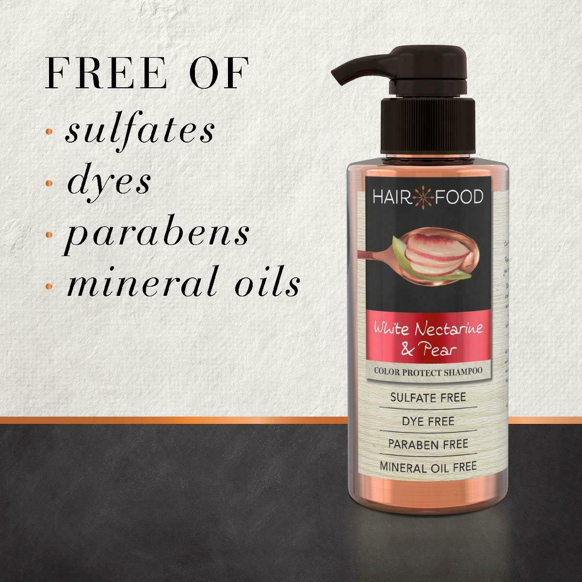 Hair Food Color Protect Shampoo White Nectarine And Pear 10.1 Oz