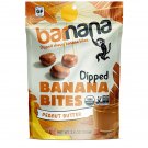 Chewy Banana Bites - Peanut Butter - 3.5 Ounce, 6 Pack Bites -