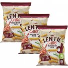Lentil Chips Maple Bacon Flavor Snacks Vegan Friendly Low Fat 3 x 100g 3.5ozFrom Europe