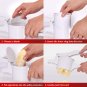 3.Disk Potato Ricer, Fruit and Vegetables Masher Food Ricer Large Capacity...