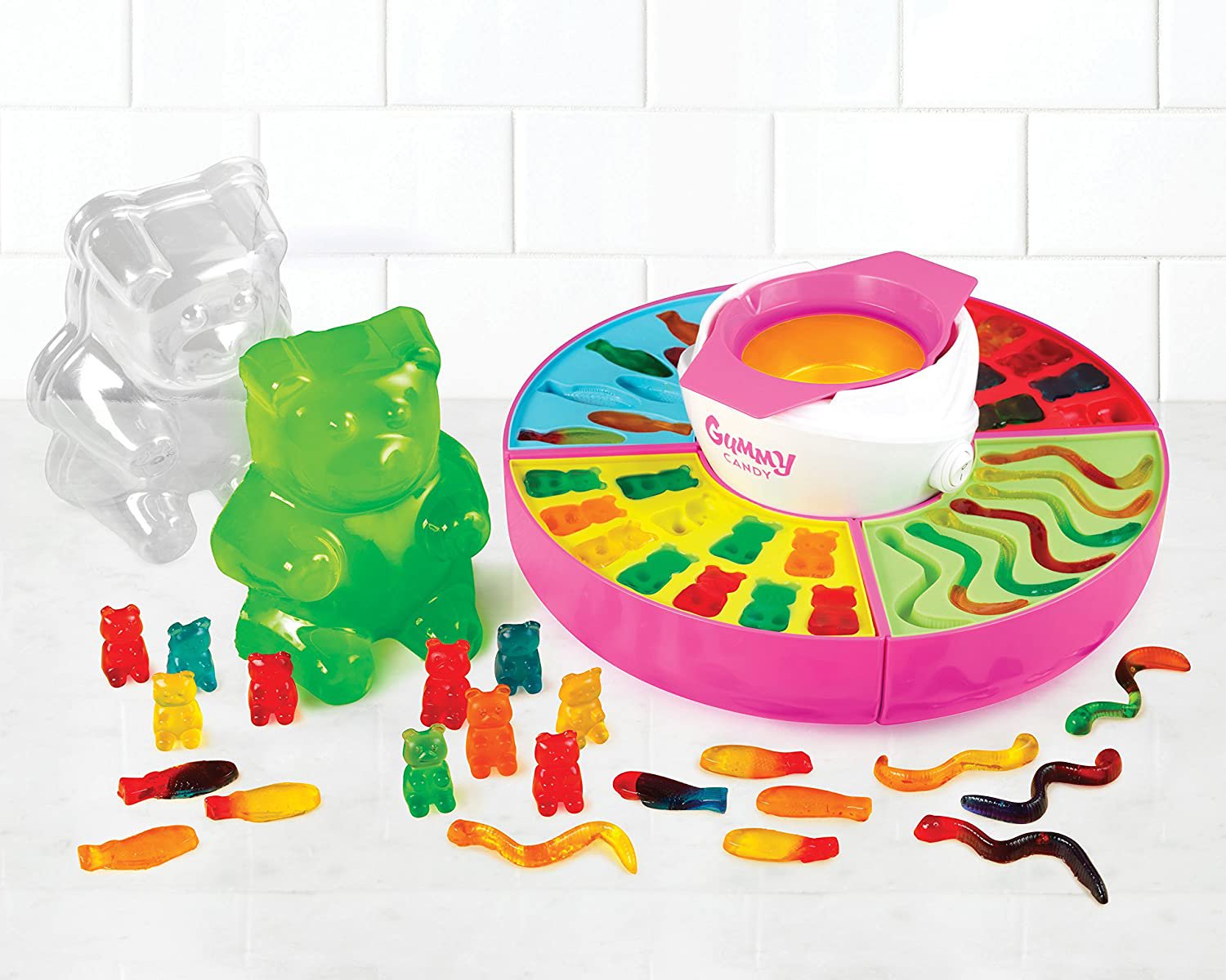 Electric Gummy Bear, Fish and Worm Maker  By nostalgia-  Try with your own CBD Oil
