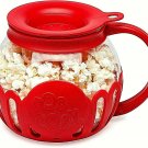 Red Original Microwave 1.5qt. Popcorn Maker-Popper 3-in-1 Silicone Lid