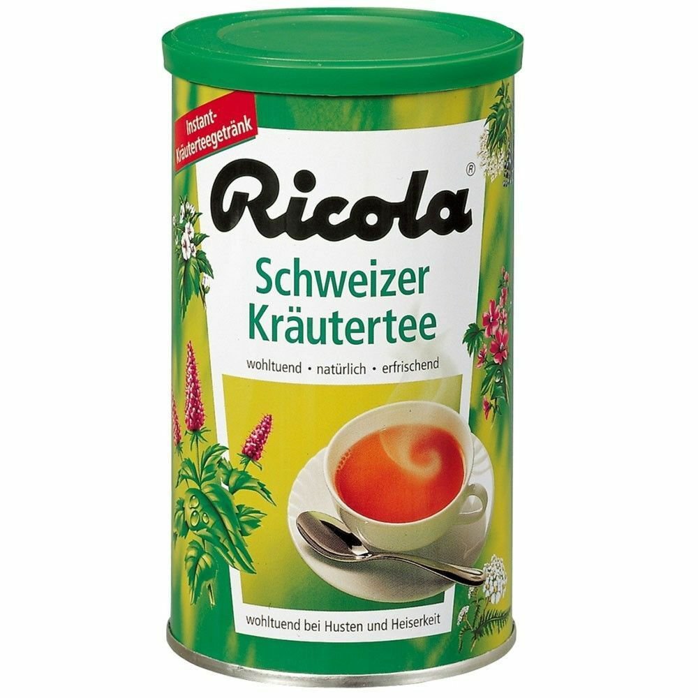 Ricola Swiss herbal instant Tea Kräutertee Made in Switzerland 200g