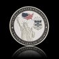 USA CIA  We Are The Nation's First Line of Defense Silent Warriors  ~CIA ~Sillver Plated Coin