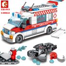 Medical Ambulance Car Building Block Friends City Fire Control