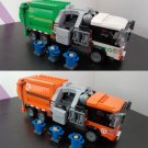 High-Tech City Garbage Truck Sanitation Car Vehicle Building Blocks or Cleaning Car