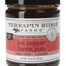 Gourmet  For Spice and Bacon Lover -Terrapin   -  Hot Pepper Bacon Jam –  Cheese Topper 11 oz jar