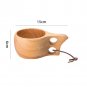 Handmade Water Coffee Mug Rubber Wooden Tea Milk Cups Juice Milk Water