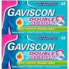 Gaviscon Double Action Mint Chewable 96 Tablets  pack of 2X48