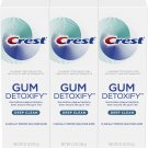 3 X Crest Toothpaste Gum Detoxify Deep Clean, 4.1oz 3 X Crest Toothpaste Gum Detoxify Deep Clean, 4.1oz