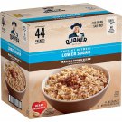 44 bags Quaker Instant Oatmeal, 50% Lower Sugar Maple and Brown Sugar, 48 Count am