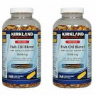 Kirkland Signature 100% Wild Fish Oil Blend, 360 Softgels (Pack of 2) From Canada