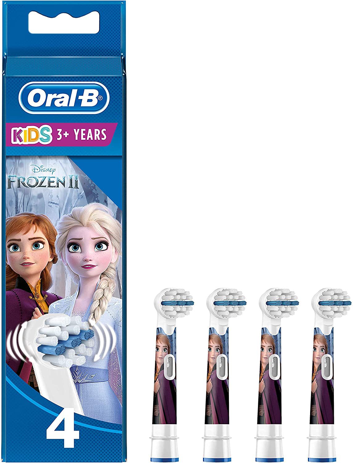 Kids By Oral-b Stages Power Frozen Replacement Heads 4 Pack