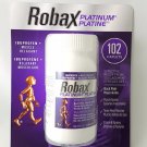 ROBAX Platinum Muscle and Back Pain Relief 102 Caplets Made in Canada