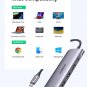 UGREEN USB C Hub 6 in 1 Dongle USB-C to HDMI Multiport Adapter with 4K HDMI