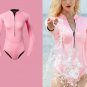 Shorty Wetsuit 2mm CR Neoprene Diving Suit Thermal Warm Quick Dry Stretchy Long Sleeve Front Zip