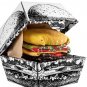Men Women Funny Hamburger- For  Burger Lovers Socks Box - 2 Pairs