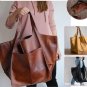 Large  Tote Bag Shopper Bag Women Handbag   Pu Leather Shoulder Bag Retro