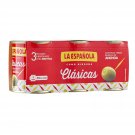 Gourmet  --Three Pack Olives Stuffed with Anchovies 120g-La Espanola -From Spain
