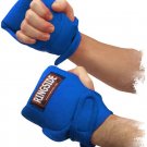 Weighted Gloves 4lb Blue Hook & Loop Closure Sturdy Comfortable Lycra Material