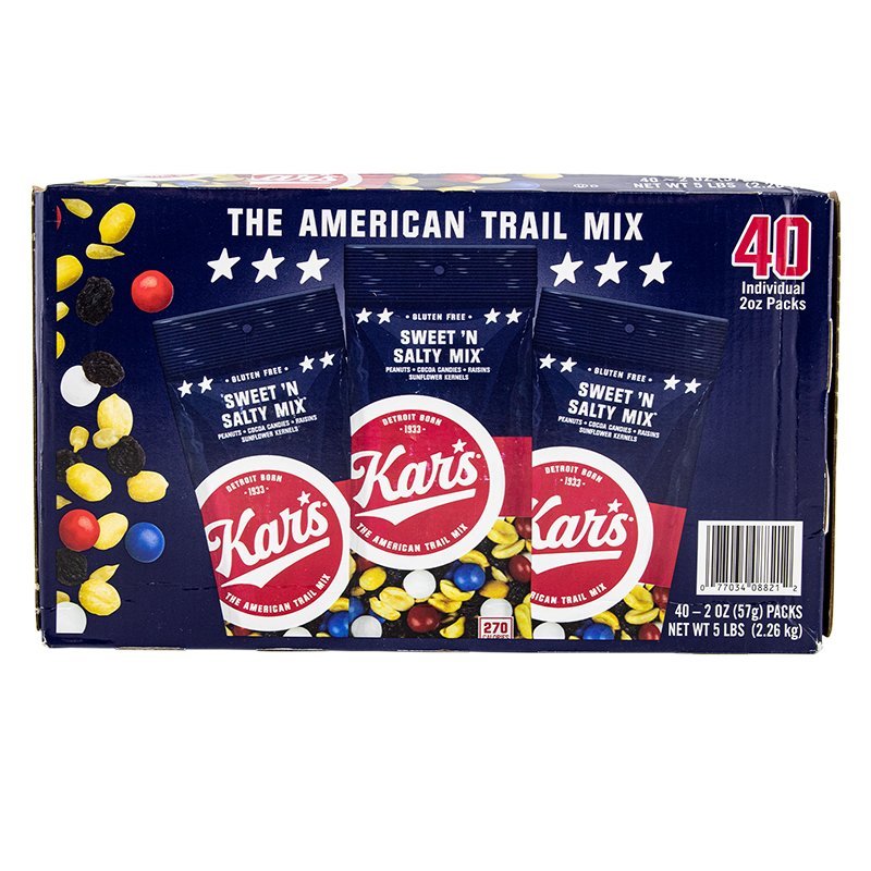 2 box -Kar's Sweet 'n Salty Trail Mix Single Serve Packs, Gluten Free (2 oz., 80ct.)