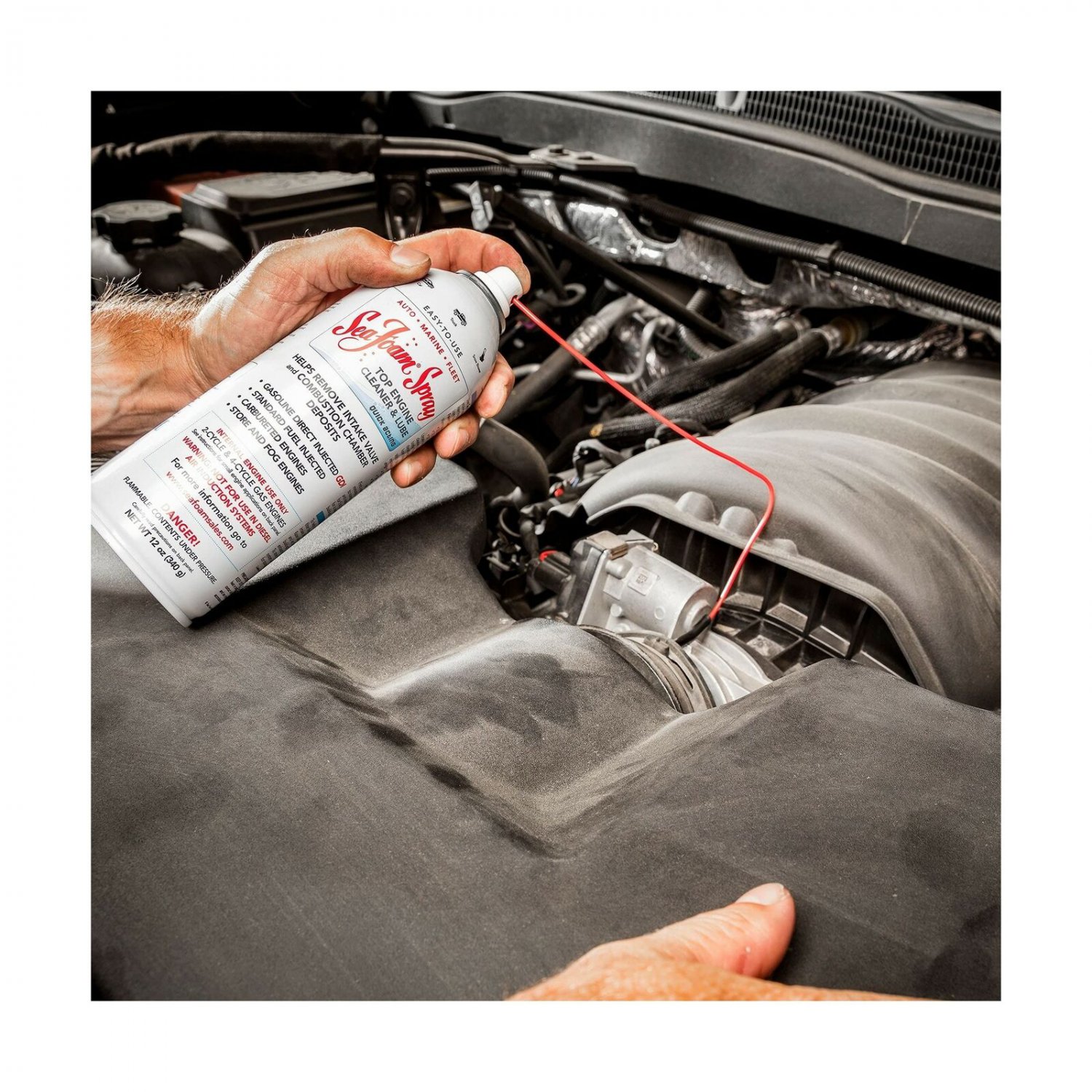 Sea Foam Spray Top Engine Cleaner Lube Cleaner Intake Valve Pistons