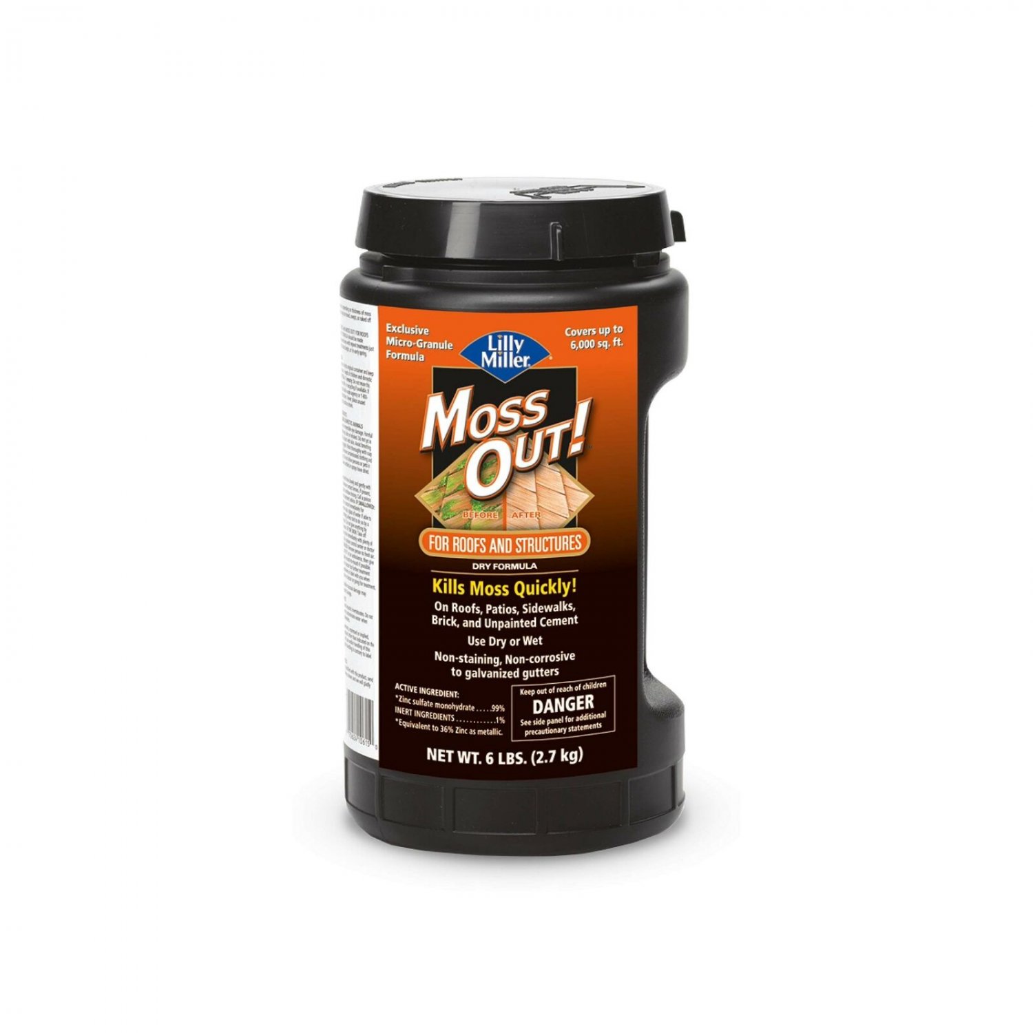 Moss Out For Roofs And Structures,6lb MicroGranule Formula Non