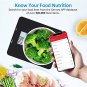 Bluetooth Digital Kitchen Scale with Nutritional Calculator and Timer, Smartfood nutrition scale