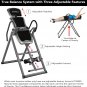 Fitness Heavy Duty Inversion Table Adjustable Headrest Reversible Ankle Holders, By Innova
