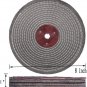 Extra Thick 1 Inch Spiral Sewn Denim Buffing Polishing Wheel 6 or 8 in  For Bench