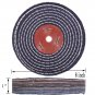 Extra Thick 1 Inch Spiral Sewn Denim Buffing Polishing Wheel 6 or 8 in  For Bench