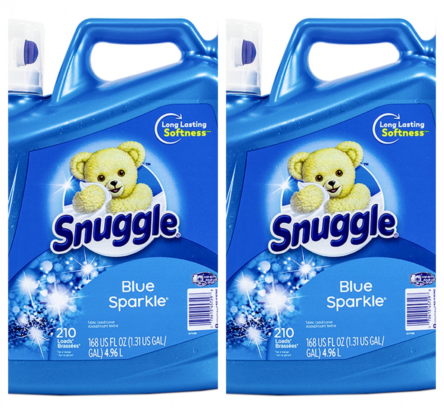 2X Snuggle Blue Sparkle Liquid Fabric Softener HE Compatible2X (168 oz., 210 loads)