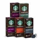 10 Varieties-Starbucks by Nespresso,   (50-count-Gift Set