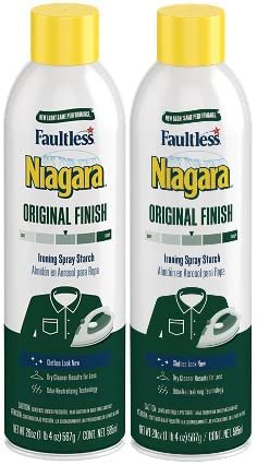 Niagara Original Spray Starch Plus Durafresh Professional Finish, 20 Oz (2 Pack)