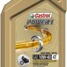 Castrol  POWER 1 4T 10W-40 Synthetic Motorcycle Oil, 1 Quart Bottle, 6 Pack