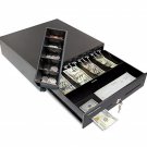 Mini Cash Register Drawer for Point of Sale POS System with 4 Bill 5 Coin Cash -