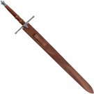 Whetstone Cutlery William Wallace Medieval Sword with Sheath, Silver