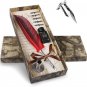 Feather Quill Pen Set,Quill Pen, Antique Calligraphy Pen Set with  gift Box