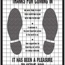Plastic Coated Disposable Paper Automotive Floor Mat Case of 500