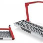 Powerbuilt 647596 Folding Heavy Duty Tire Steps for Truck SUV RV, Red, Large