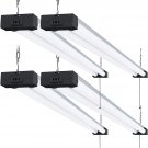 Sunco Lighting LED Shop Light 4FT, Plug in Linkable Industrial Utility Fixture, 5000K Daylight,