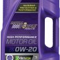 Royal Purple 51020 API-Licensed SAE 0W-20 High Performance Synthetic Motor Oil 5 qt
